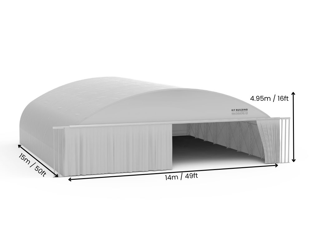 Hangar per Aeromobili in Tessuto