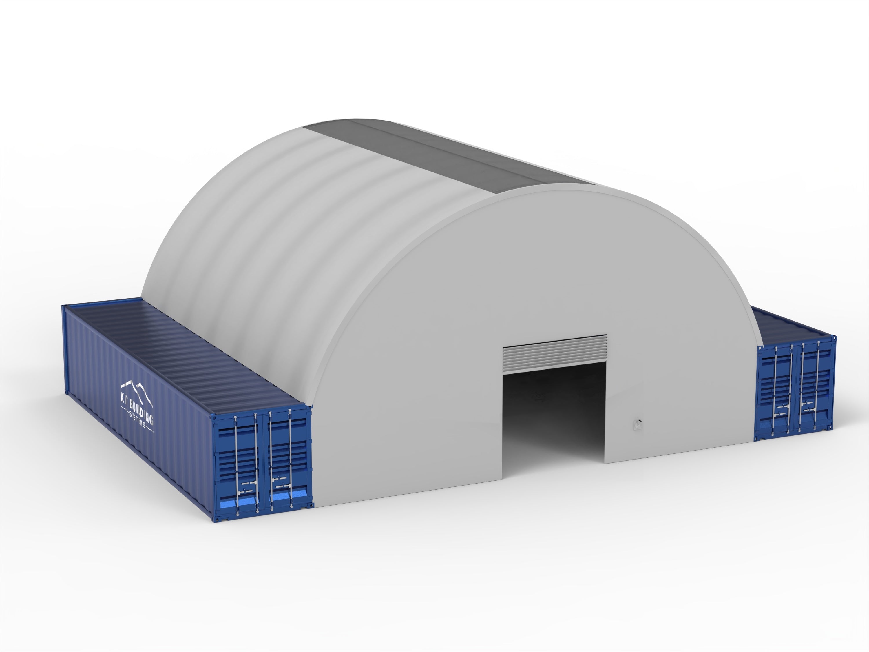 Containerüberdachungen – 40 Fuß x 40 Fuß x 15 Fuß (12 m x 12 m x 4,5 m)