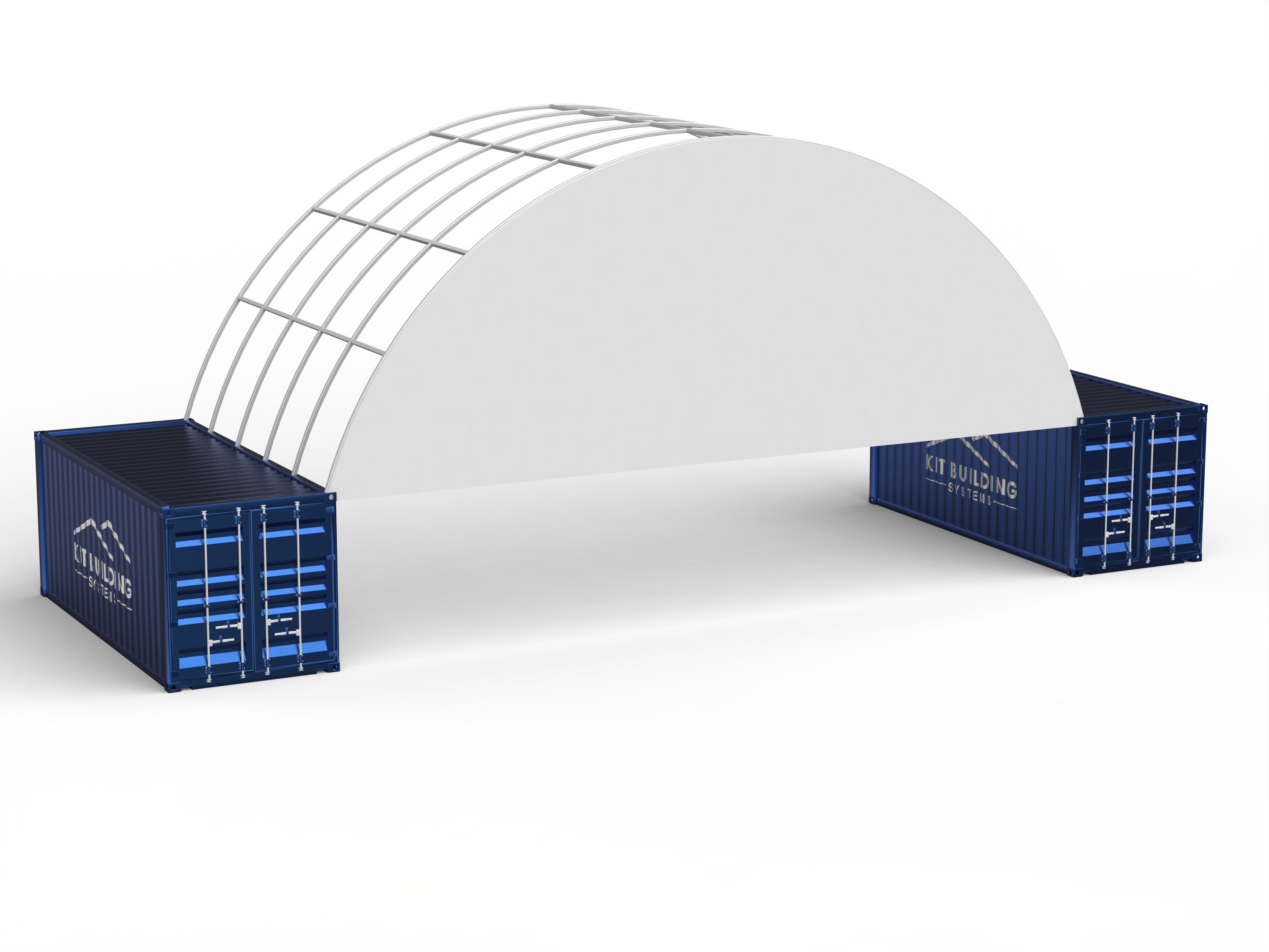 Campata da 12m (40ft) | Tende per container - 40ft x 12ft (12m x 4,5m)