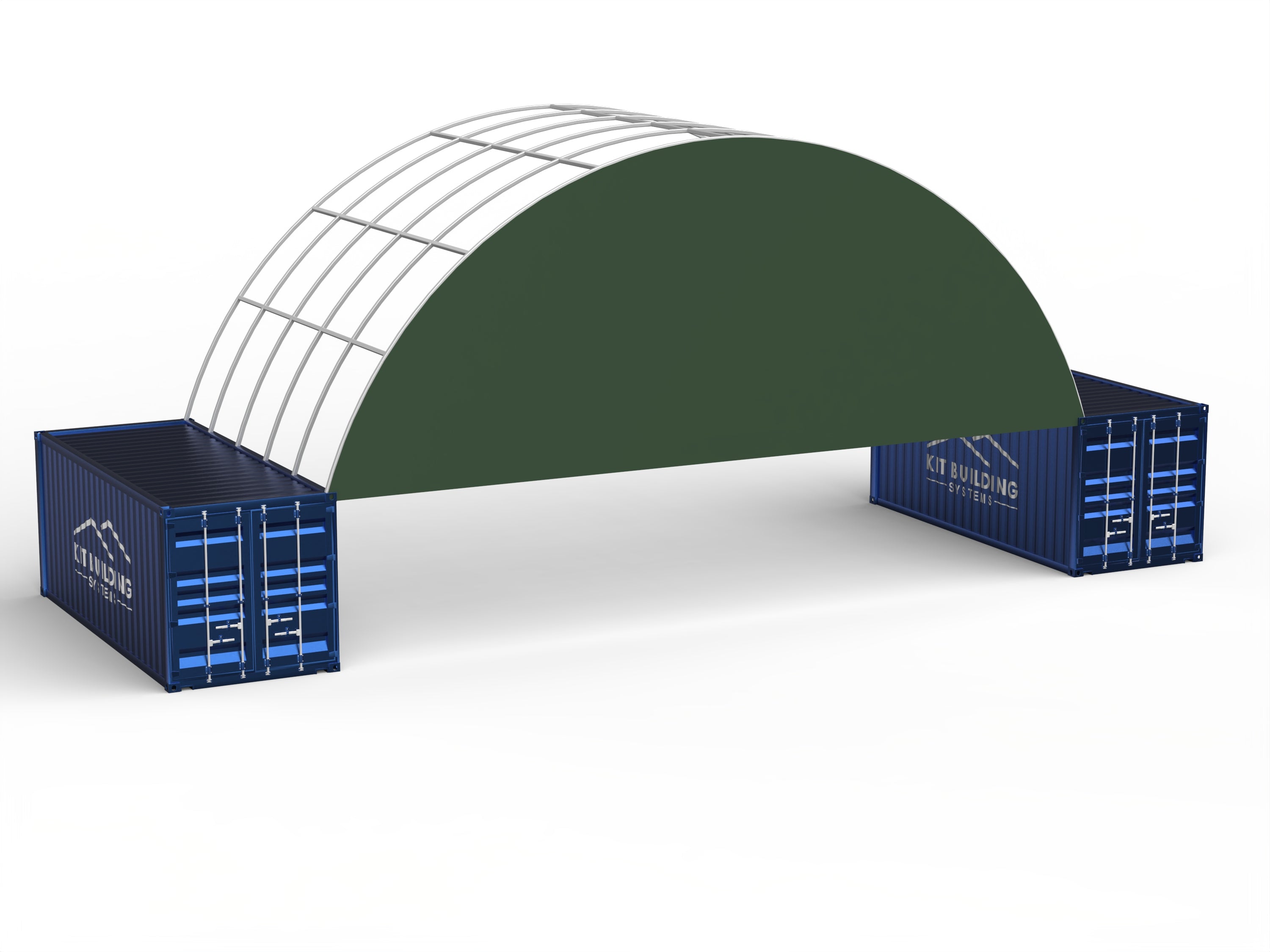 Campata da 12m (40ft) | Tende per container - 40ft x 12ft (12m x 4,5m)