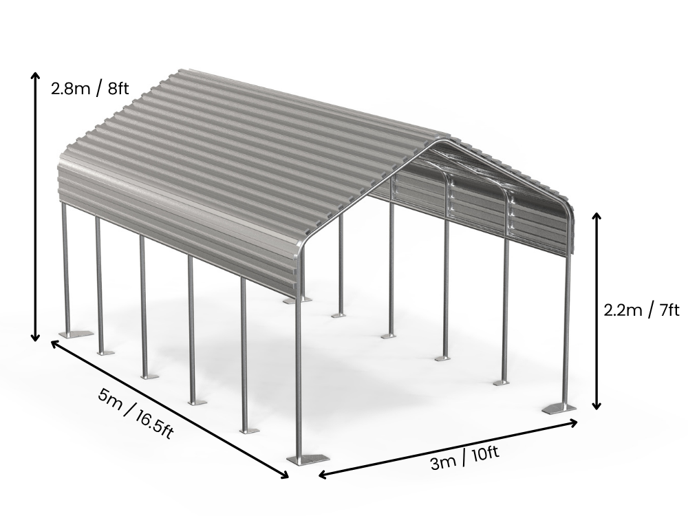 Carport Fahrzeugüberdachung