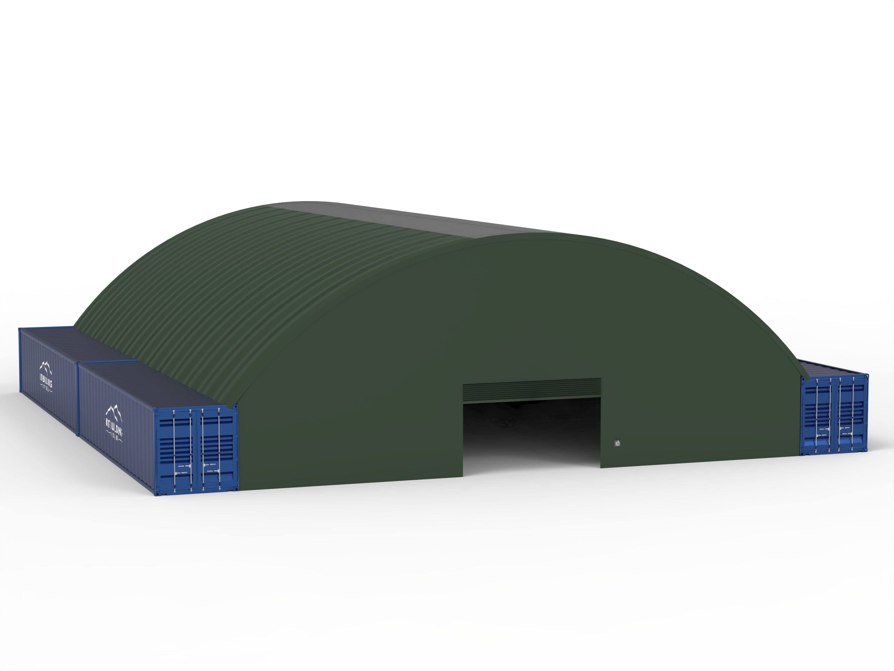 Abri de conteneur - 60ft x 80ft x 20ft (18m x 24,3m x 6m)
