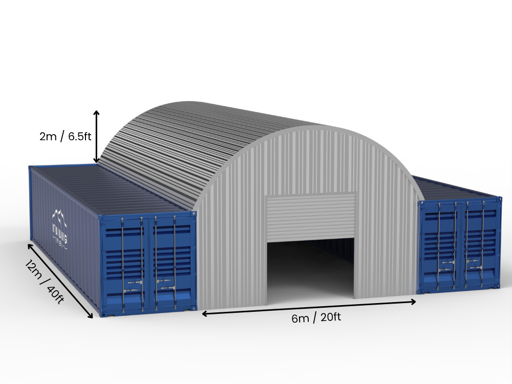 Stahl-Container­überdachungen