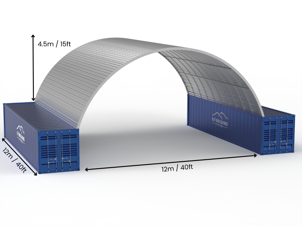 Stahl-Container­überdachungen