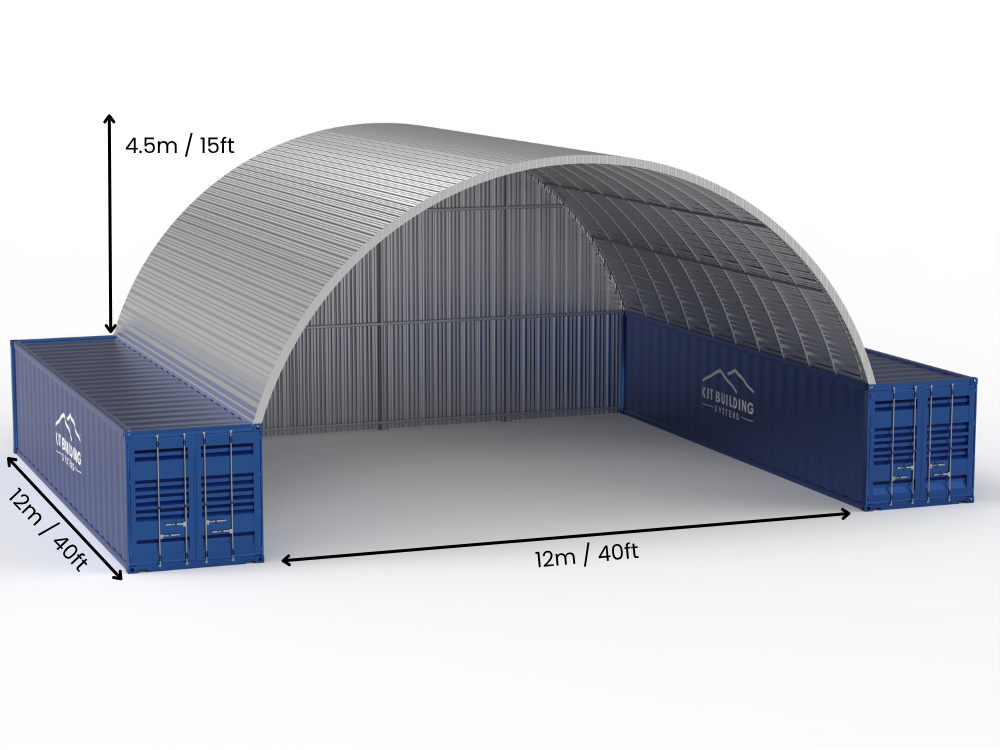 Stahl-Container­überdachungen