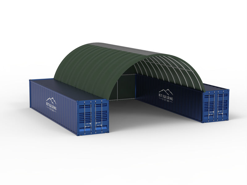 Auvents de conteneurs - 26 pieds x 40 pieds x 10 pieds (8 mx 12 mx 3 m)