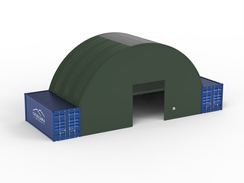 Auvents de conteneurs - 40 pieds x 20 pieds x 15 pieds (12 mx 6 mx 4,5 m)
