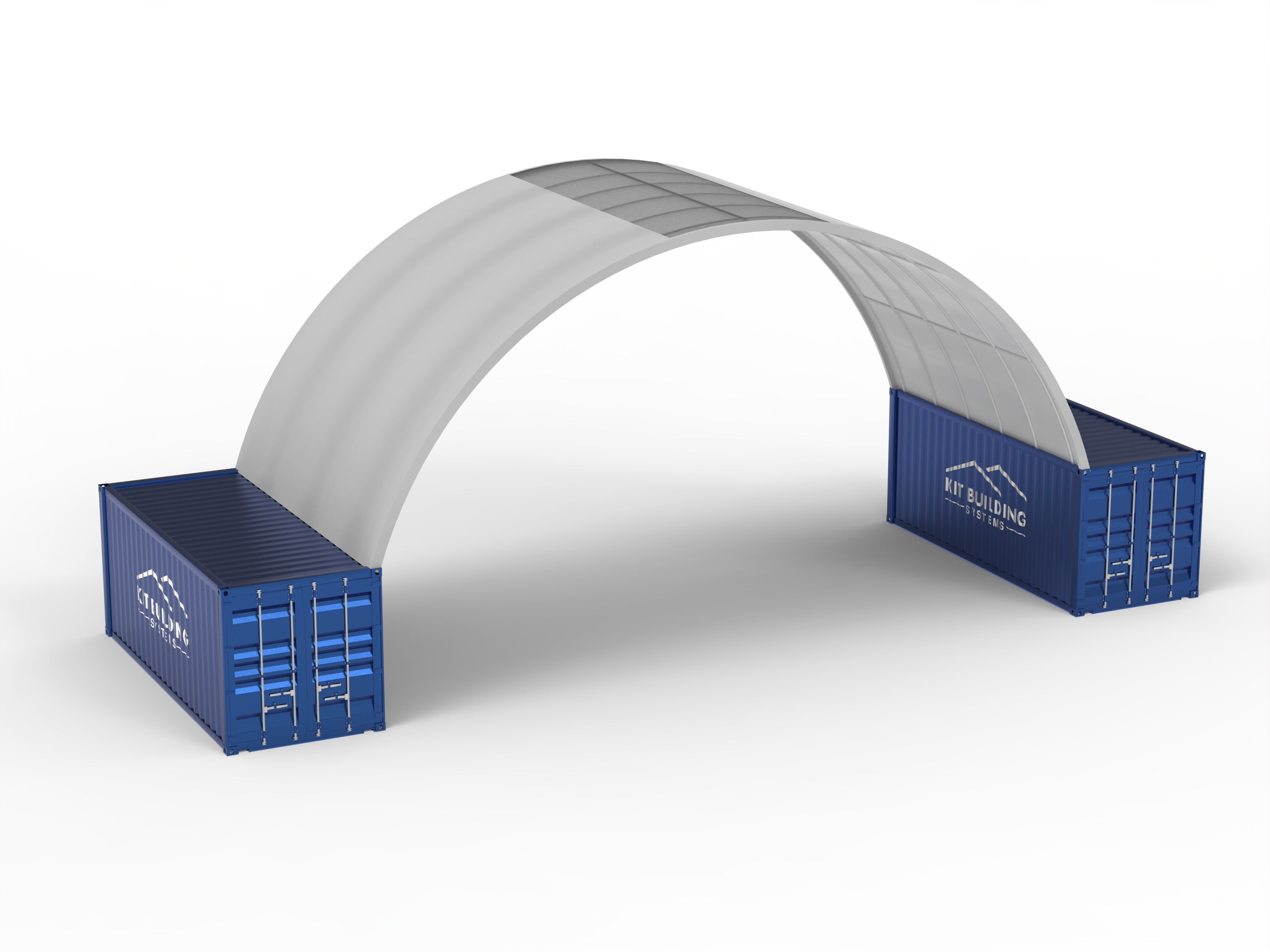 Pensiline per container - 40 piedi x 20 piedi x 15 piedi (12 m x 6 m x 4,5 m)