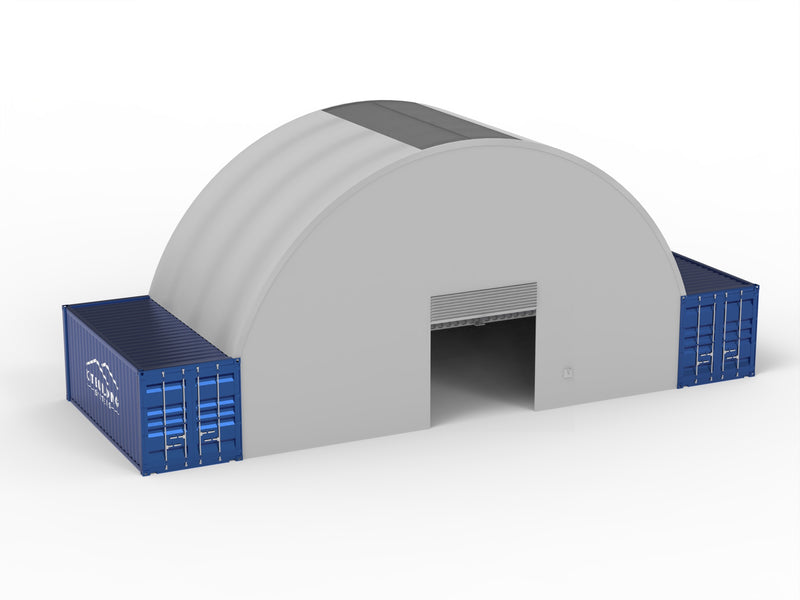 Auvents de conteneurs - 40 pieds x 20 pieds x 15 pieds (12 mx 6 mx 4,5 m)