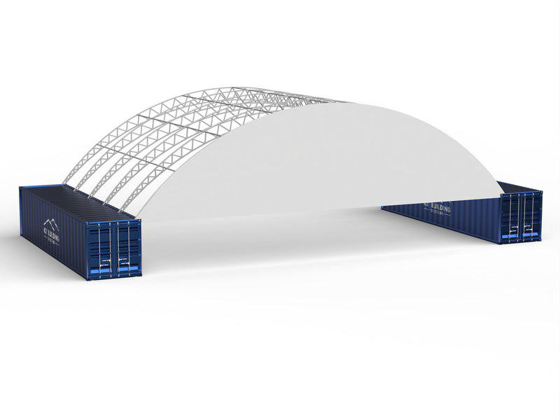 Rifugio Container - 60ft x 80ft x 20ft (18m x 24.3m x 6m)