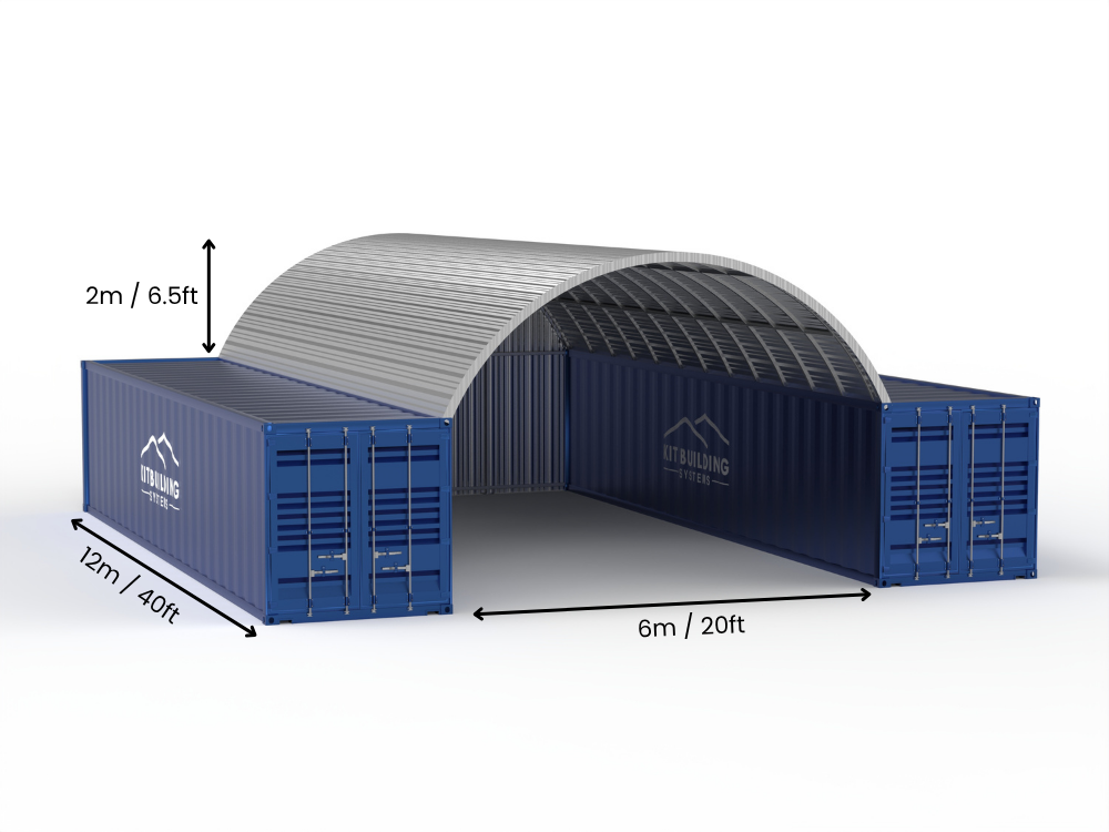 Stahl-Container&shy;überdachungen