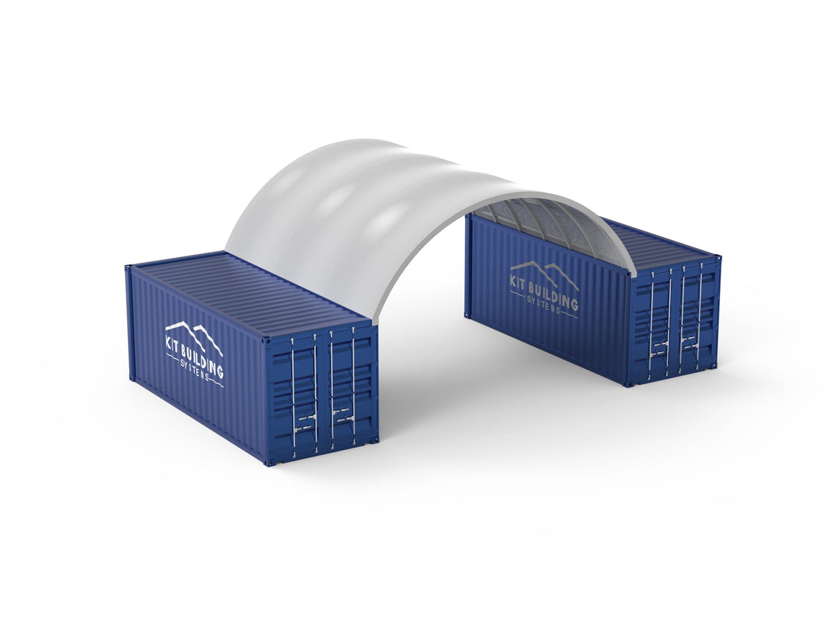 Containerunterstand – 20 Fuß x 20 Fuß x 6,5 Fuß (6 m x 6 m x 2 m ...
