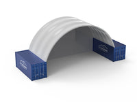 Pensiline per container - 40 piedi x 20 piedi x 15 piedi (12 m x 6 m x 4,5 m)